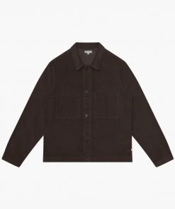 Knickerbocker - Corduroy Chore Shirt In Dark Grey Shirts&Overshirts