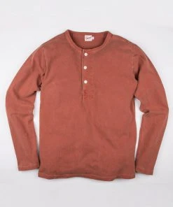 Tees Freenote Cloth - 13 Ounce Henley - L/S Rust