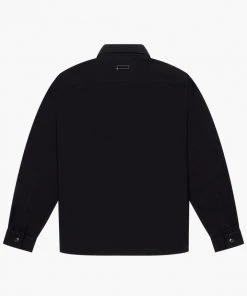 Shirts&Overshirts Knickerbocker - Heavyweight Flannel CPO Overshirt In Black