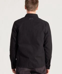 Shirts&Overshirts Knickerbocker - Heavyweight Flannel CPO Overshirt In Black