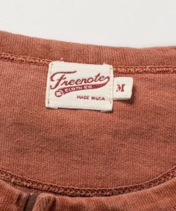Tees Freenote Cloth - 13 Ounce Henley - L/S Rust