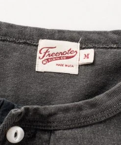 Freenote Cloth - 13 Ounce Henley - L/S Midnight
