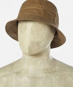 Universal Works - Bucket Hat In Sand Tek Wax Hats&Caps