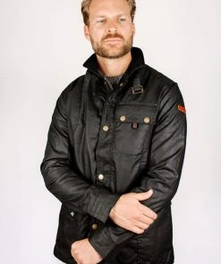 Outerwear&jackets Peregrine - Bexley Waxed Jacket In Black