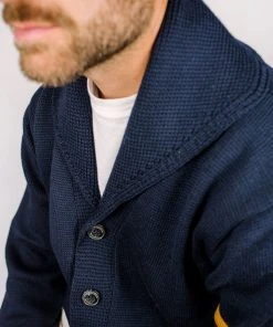 Peregrine - Moore Cardigan In Navy 9 Peregrine - Moore Cardigan In Navy