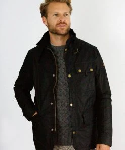 Outerwear&jackets Peregrine - Bexley Waxed Jacket In Black