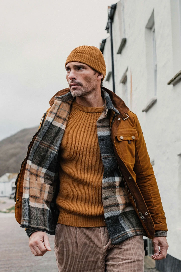 Peregrine - Ford Crew Jumper In Wheat 3 Peregrine - Ford Crew Jumper In Wheat