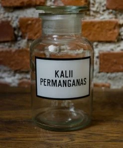 Antiques Antiques&Collectibles Vintage Large Apothecary Glass Jar - Pharmacy Bottle