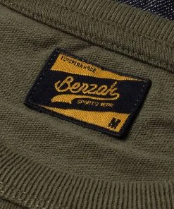 Benzak - BT-01 POCKET TEE Army Green Heavy Jersey New