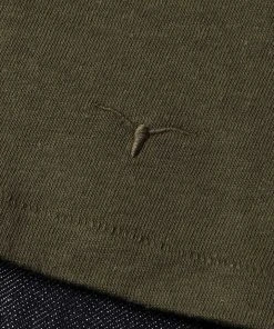 Benzak - BT-01 POCKET TEE Army Green Heavy Jersey New