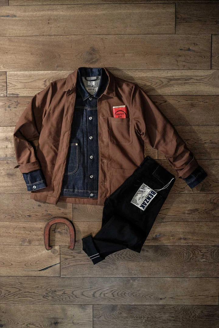 Benzak - B-01 SLIM 13 Oz. Black Selvedge Bottoms 7 Benzak - B-01 SLIM 13 Oz. Black Selvedge Bottoms