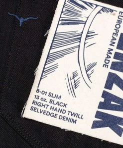 Benzak - B-01 SLIM 13 Oz. Black Selvedge Bottoms 22 Benzak - B-01 SLIM 13 Oz. Black Selvedge Bottoms