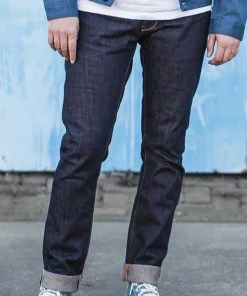 Benzak - B-01 SLIM 13 Oz. Brown Cotton Selvedge