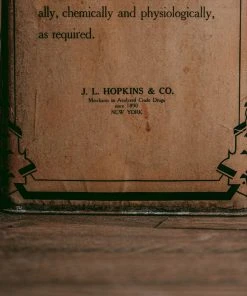 Antiques Antiques&Collectibles Early '900 Belladonna Leaves Pharmaceutical Tin By J. L. Hopkins Co. - New York