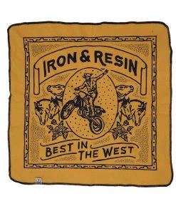 Bandits Iron And Resin - Best In The West Bandana In Gold
