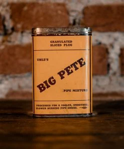 Antiques 1940's Uhle's Big Pete Pipe Mixture Pocket Tobacco Tin Antiques&Collectibles