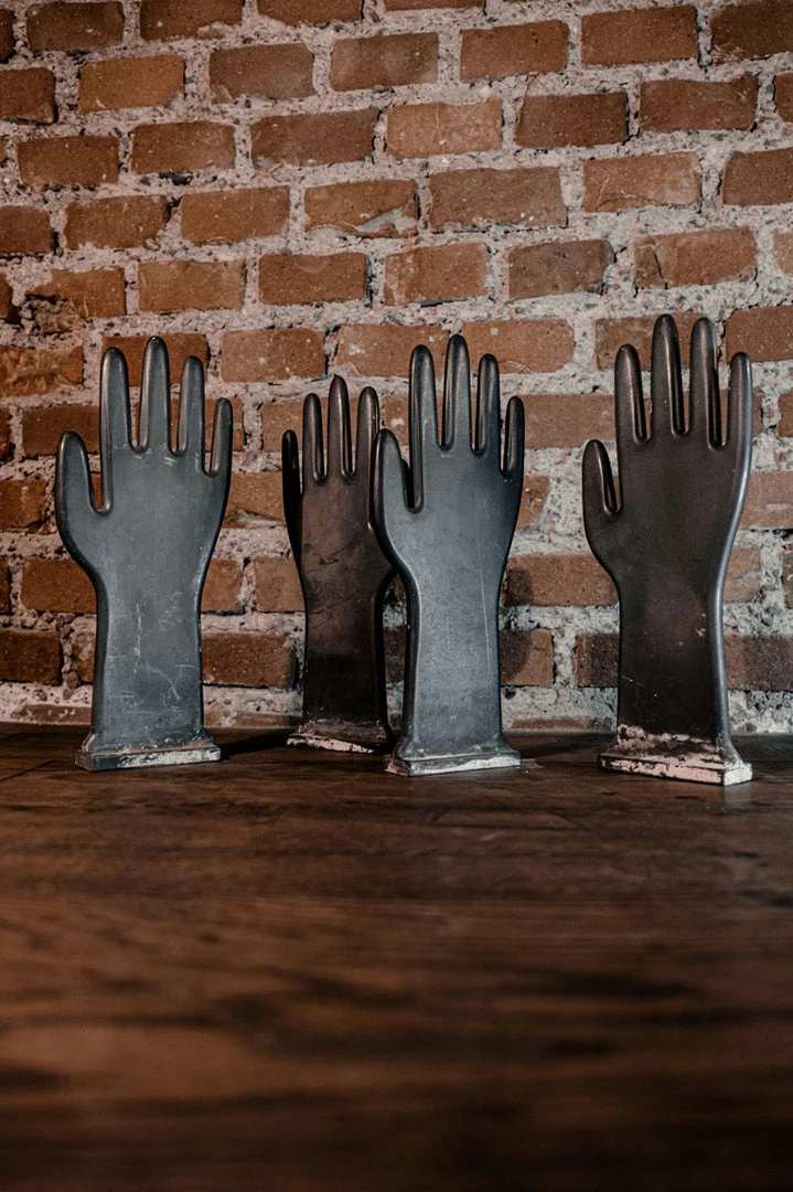 Antiques Industrial Black Ceramic Hand / Glove Mold Antiques&Collectibles 6 Antiques Industrial Black Ceramic Hand / Glove Mold Antiques&Collectibles