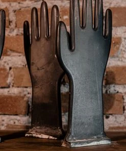 Antiques Industrial Black Ceramic Hand / Glove Mold Antiques&Collectibles