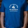 Tees The Rugged Society - Trust Your Vibes, No Regrets Tee - Royal Blue