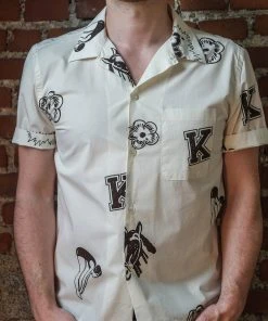 Knickerbocker - ? Camp Shirt In White Shirts&Overshirts