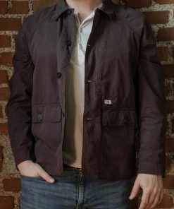 Knickerbocker - Raglan Hunting Jacket In Chocolate Plum