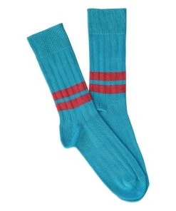 The Rugged Society Heritage9.1 - 1960 Cerulean - Double Red Stripes