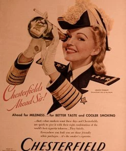 Antiques 1941 Louise Stanley Chesterfield Life Magazine Original Ad 9 Antiques 1941 Louise Stanley Chesterfield Life Magazine Original Ad