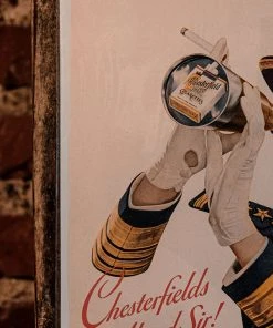 Antiques 1941 Louise Stanley Chesterfield Life Magazine Original Ad