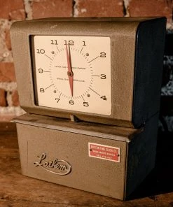 Antiques Mid Century Industrial Time Recorder