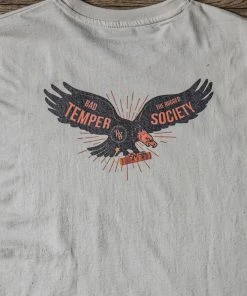 New The Rugged Society - Bad Temper - Heavy 220 G/M² Natural Raw Organic Cotton Tee 11 New The Rugged Society - Bad Temper - Heavy 220 G/M² Natural Raw Organic Cotton Tee