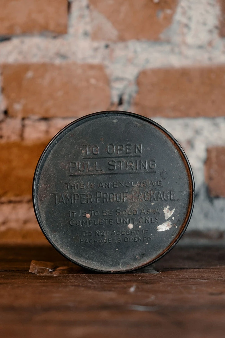 Antiques 1940's Dutch Brand Friction Tape Container - Jumbo Shop Package 6 Antiques 1940's Dutch Brand Friction Tape Container - Jumbo Shop Package