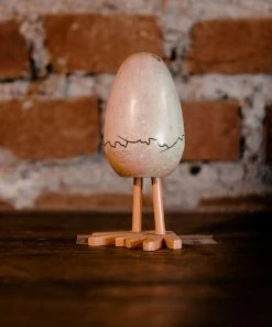 Antiques 1960'S PRIDE CREATIONS POPSIE HELP! CRACKED CHICKEN EGG WOODEN TOY