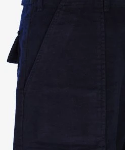 Universal Works - Fatigue Pant In Navy Moleskin