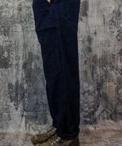 Universal Works - Fatigue Pant In Navy Moleskin