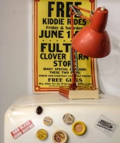 Antiques Fulton Clover Farm Store Vintage Poster Ad - Indiana (USA)