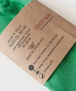 The Rugged Society Socks Heritage9.1 - 1960 Green - Double White Stripe