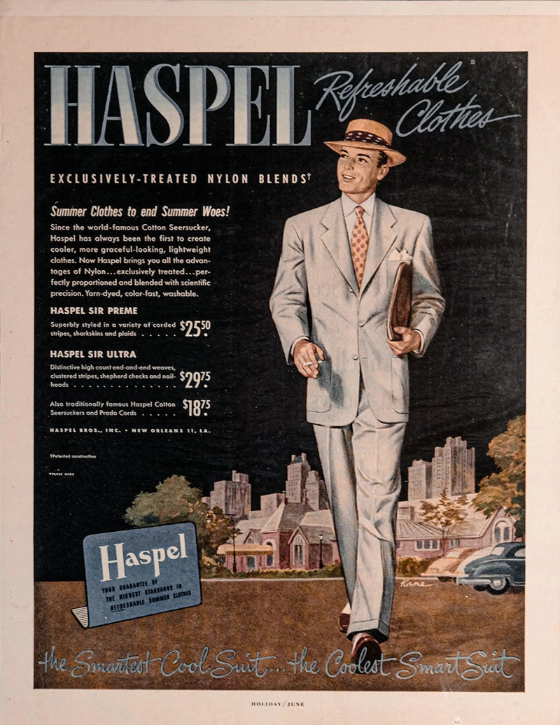 Antiques 1950 HASPEL Clothes Original Magazine Ad - New Orleans Antiques&Collectibles 6 Antiques 1950 HASPEL Clothes Original Magazine Ad - New Orleans Antiques&Collectibles