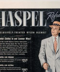 Antiques 1950 HASPEL Clothes Original Magazine Ad - New Orleans Antiques&Collectibles