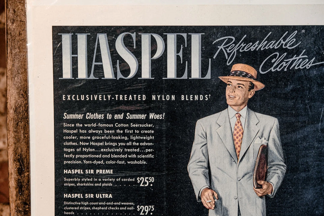 Antiques 1950 HASPEL Clothes Original Magazine Ad - New Orleans Antiques&Collectibles 4 Antiques 1950 HASPEL Clothes Original Magazine Ad - New Orleans Antiques&Collectibles