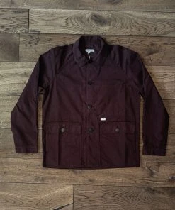 Knickerbocker - Raglan Hunting Jacket In Chocolate Plum