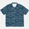 Universal Works - Camp Shirt In Indigo Jungle Chambray