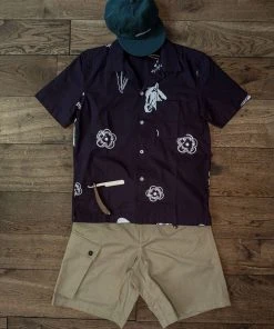 Knickerbocker - ? Camp Shirt In Dark Navy Shirts&Overshirts
