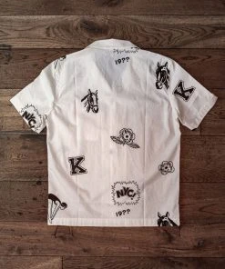 Knickerbocker - ? Camp Shirt In White Shirts&Overshirts