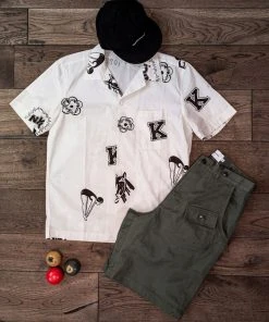 Knickerbocker - ? Camp Shirt In White Shirts&Overshirts