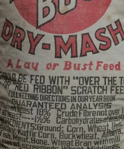 Antiques Antiques&Collectibles Vintage "Lay Or Bust" Poultry Feed Sack - Park&Pollard Co. Boston 8 Antiques Antiques&Collectibles Vintage