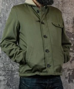 Universal Works - N1 Jacket In Light Olive Twill