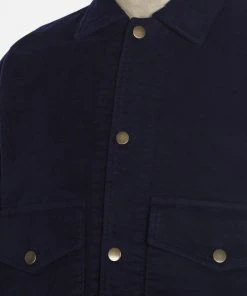 Universal Works - NW Jacket In Navy Moleskin Outerwear&jackets