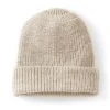 Knitwear Peregrine - Porter Ribbed Beanie In Oatmeal 2 Knitwear Peregrine - Porter Ribbed Beanie In Oatmeal