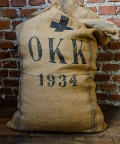 Antiques Vintage OKK 1934 Sack With Cross Deco Craft Antiques&Collectibles