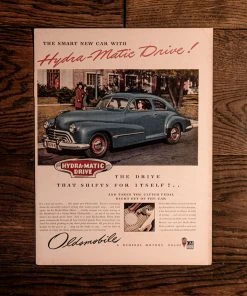 Antiques 1946 Oldsmobile Ad - Smart Car With Hydra Matic Drive - General Motors Cars Antiques&Collectibles
